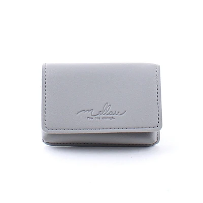 Grey Business Card Case (1.5x8x11cm)