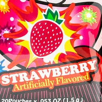 Striking Popping Candy 20 Pouches - Strawberry