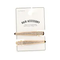 Hair Clips (Glitter6x1.2x1.3cm (2pcs))