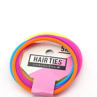 Hair Ties (BK*ASST/6x6cm (5pcs))