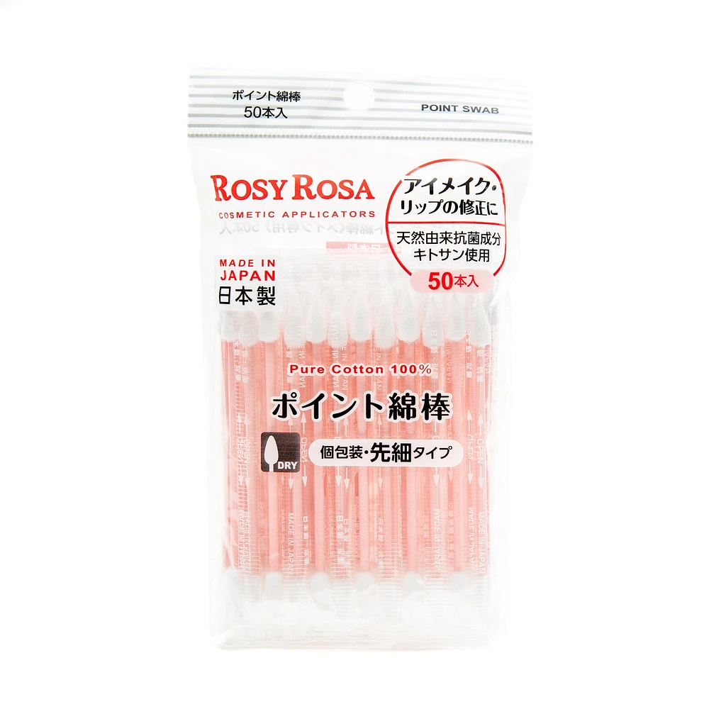 Rosy Rosa Point Cotton Swab 50pcs