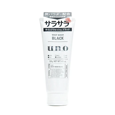 Uno Whip Wash Black Facial Cleanser