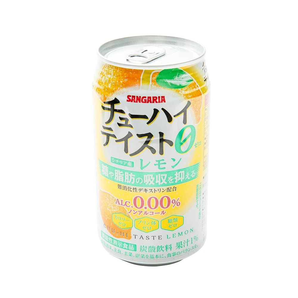 Sangaria Chu-Hi Taste 0.00% Non-Alcoholic 350g - Lemon