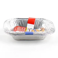 Disposable Aluminum Foil Plate (AL/Gratin* Doria/Oval/SL/4pcs)