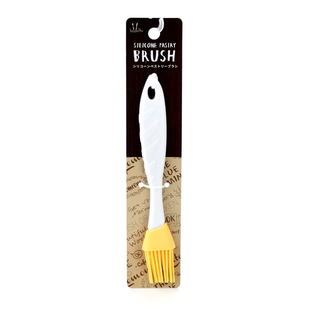 Pastry Brush (Silicone/WT/YL/17x2.7x1.3cm)