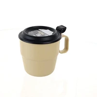 Mug With Lid (PP/Microwave Safe/Dishwasher Safe/9.8x9.5x12.2cm