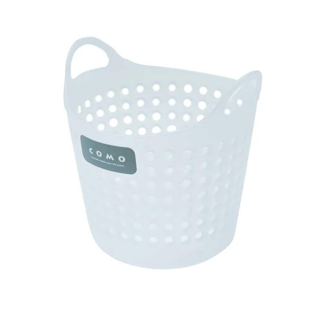 White Round Basket