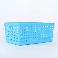 Wide Blue Basket