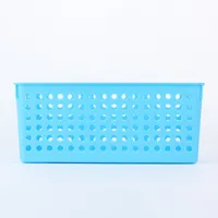 Wide Blue Basket