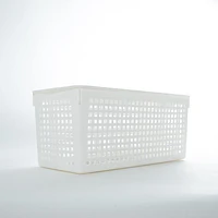 White Slim Basket with Label