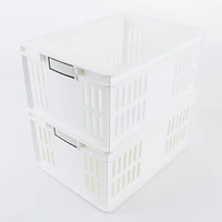 Rectangular Storage Basket with Index