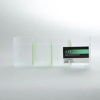 Clear Rectangular Storage Container with Compartments