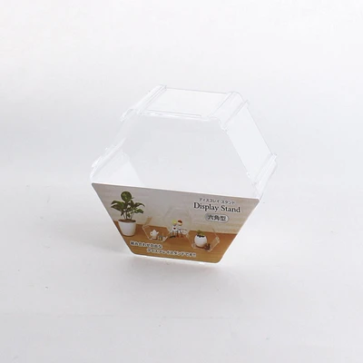 Hexagon Clear Display Stand