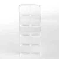 10 Section Clear Storage Tray with Compartments