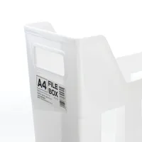 A4 White File Box