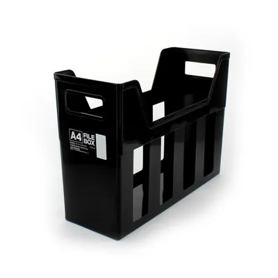 A4 Black File Box