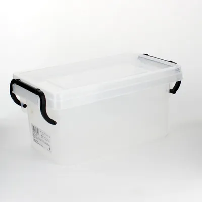 Clear Storage Box with Lid (13x28.5x16.7cm)