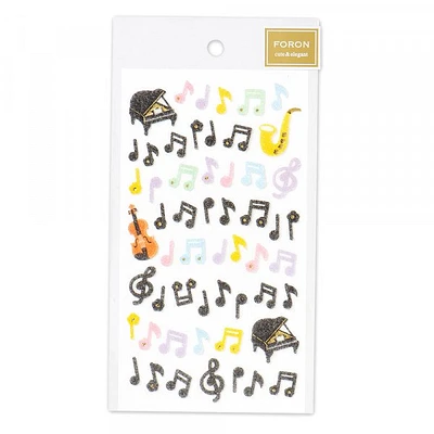 NB Foron Puffy Large Stickers - Music