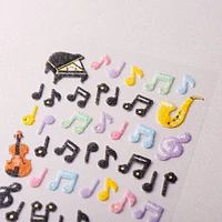 NB Foron Puffy Large Stickers - Music