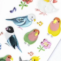 NB Co Parakeet & Flower Stickers 3014141