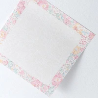 NB Risette Flower Patterns Sticky Notes (30 Sheets) - Rose