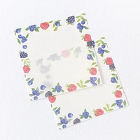 NB Pale Floral Sticky Notes (30 Sheets) - Berries