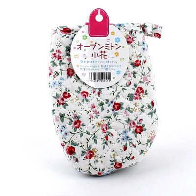 Floral Oven Mitt