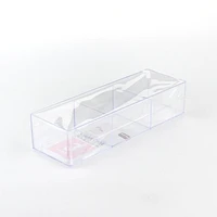 3-Section Clear Stackable Case Tray