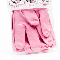 Rubber Gloves with lining (Med-Thick/(1pr