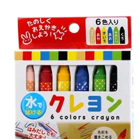 Crayons (Erasable/Washable/8cm (6pcs))