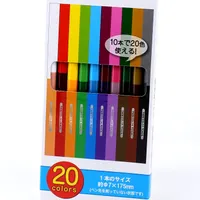 Double-Ended Coloured Pencil (20xColors (10pcs))