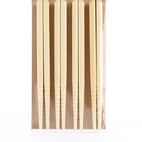 4-pair Long Bamboo Chopsticks - Individual Package