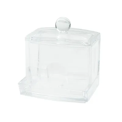 Clear Cosmetic Organizer for Cotton Swabs No.6012