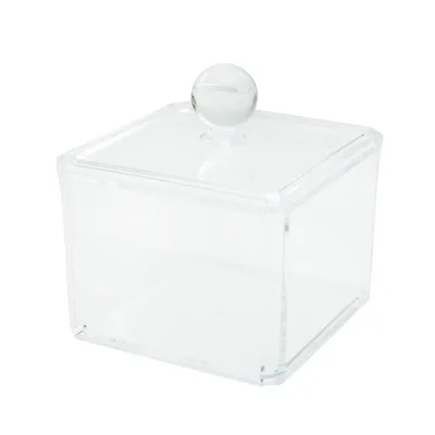 Clear Cosmetic Organizer for Cotton Swabs No.6019A