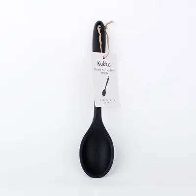 Kukka Silicone Rubber Spoon (Black)