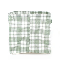 Plaid Tall Foldable Storage Bag