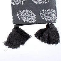 Paisley Cushion Cover with Tassel (45x45cm)