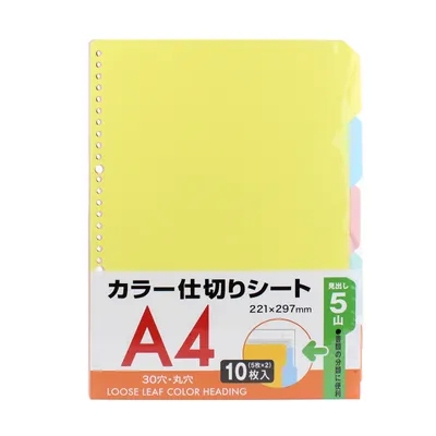 Binder Dividers (A4)