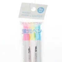 Highlighter Pen (Fluorescence*Double-Ended/3xCol/15.2cm (3pcs))