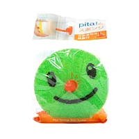 Kokubo Pita Smiley Face Sponge with Sucker - Case of 10