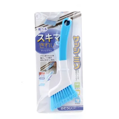 Kokubo Cleaning Brush (PP/w/Handle/WT/BL) - Individual Package