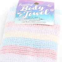 Kokubo Exfoliating Towel (Soft/Foaming/Stripes/100x22cm) - Individual Package