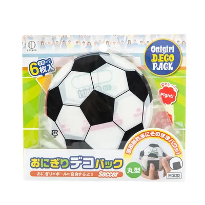 Kokubo Soccer Ball Rice Ball Wrappers (6pcs) - Individual Package