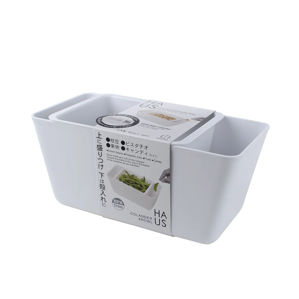 Kokubo HAUS Bowl & Colander (White) - Case of 6