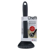 Kokubo Chef's Black Nylon Potato Masher - Case of 10