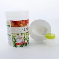 Kokubo Salad Container With Dressing Cup On Lid - 700ml - Individual Package