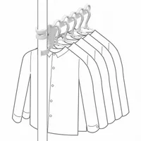 Kokubo 5-Hole Pole Drying Hook / Hanger