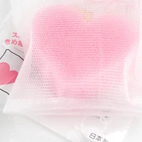 Kokubo Foaming Net (Heart/WT/PK) - Individual Package