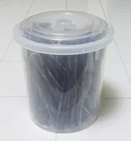 Kokubo Transparent Round Shaped Dry Foods Container