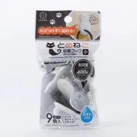 Kokubo Cat Shaped Hooks with Adhesive